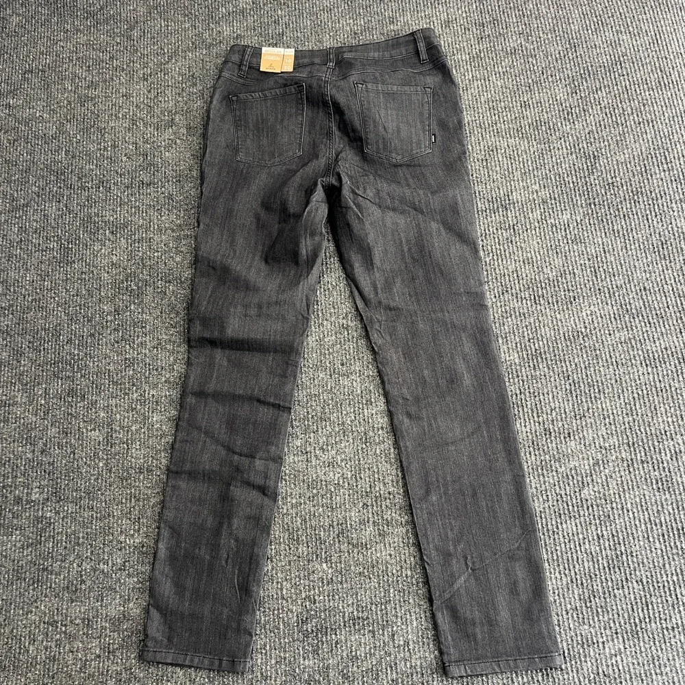 NWT Prana Women's 10 REG‎ Kayla High Rise Jeans Denim Solid Organic Stretch Gray